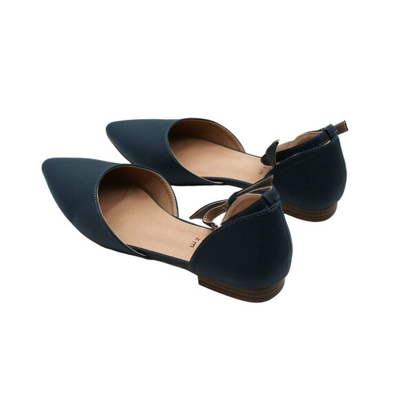 Journee Collection Blue Vielo Flats - Picture 5 of 7